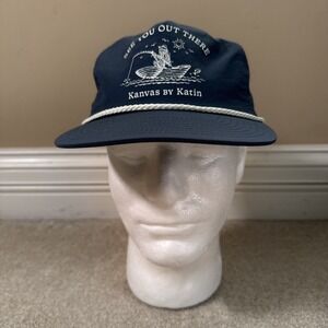 Kanvas By Katin Hat See You Out There Fishing Blue Trucker Cord Rope